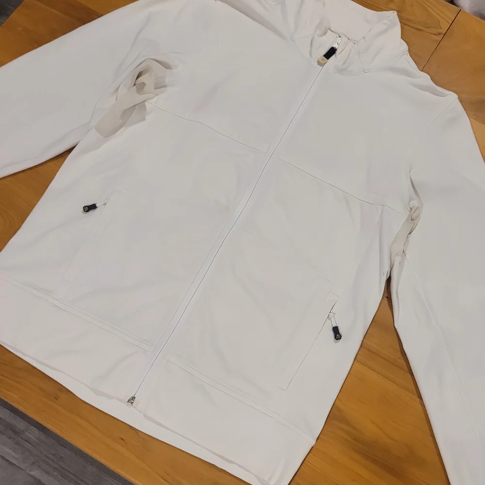 Lululemon Athletica White Zip-Up Jacket
